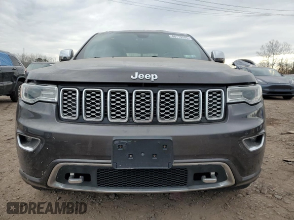 2017 Jeep Grand Cherokee Overland with VIN 1C4RJFCT5HC874593, listed as a Copart auction lot 46770205 with 72,744 mi miles and Salvage Title. Bid and sale history available at carsss.com. Image 5.