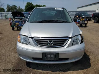 2001 Mazda MPV DX with VIN JM3LW28G710175928, listed as a Copart auction lot 60869414 with 153,080 mi miles and Salvage Title. Bid and sale history available at carsss.com. Image 5.