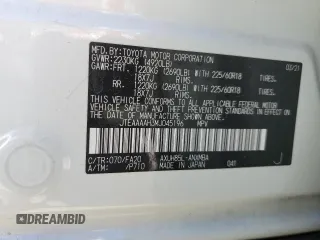 2021 Toyota Venza LE with VIN JTEAAAAH3MJ045196, listed as a Copart auction lot 88281285 with 70,972 mi miles and Salvage Title. Bid and sale history available at carsss.com. Image 15.