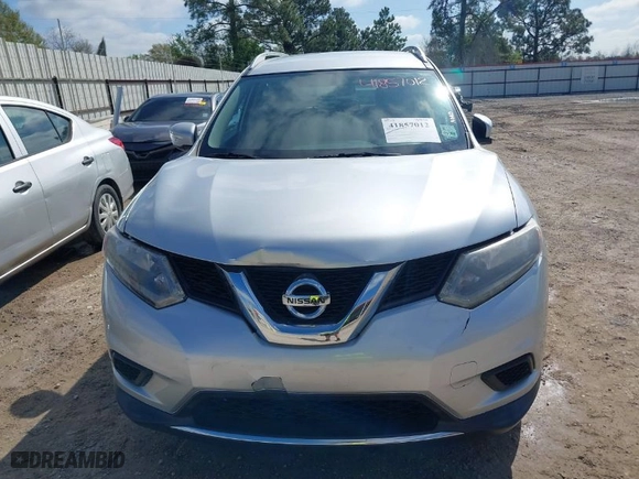 2015 Nissan Rogue SV with VIN KNMAT2MT0FP575579, listed as a IAAI auction lot 41857012 with 52,729 mi miles. Bid and sale history available at carsss.com. Image 12.