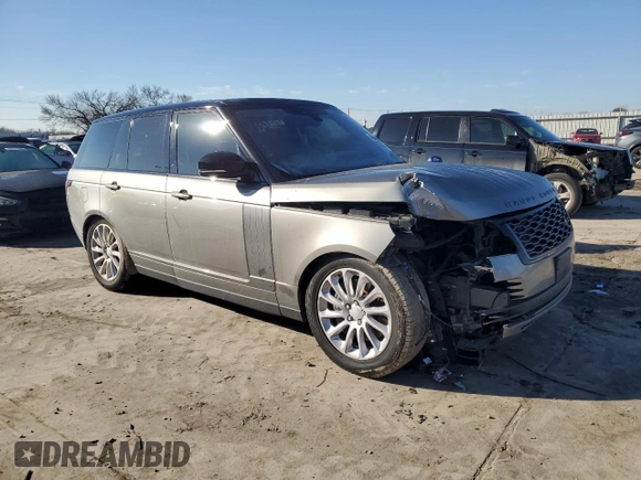 2018 Land Rover Range Rover HSE z VIN SALGS2SVXJA396195, wystawiony jako Copart lot #46398585 z przebiegiem 81 131 mil mil oraz Szkoda całkowita • Salvage title. Historia ofert i sprzedaży dostępna na DreamBid. Obrazek 4.
