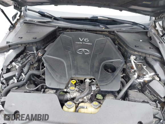 2019 Infiniti Q50 3.0t LUXE with VIN JN1EV7AR1KM559553, listed as a IAAI auction lot 40128019 with 62,272 mi miles. Bid and sale history available at carsss.com. Image 10.