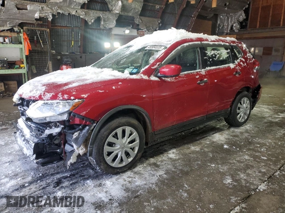 2017 Nissan Rogue SL with VIN JN8AT2MV8HW004985, listed as a Copart auction lot 45504535 with 103,013 mi miles and Salvage Title. Bid and sale history available at carsss.com. Image 1.
