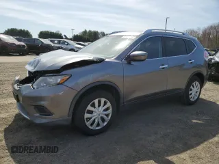 2016 Nissan Rogue SV with VIN KNMAT2MVXGP609644, listed as a Copart auction lot 53111955 with 70,943 mi miles and Salvage Title. Bid and sale history available at carsss.com. Image 1.