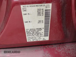 2015 Nissan Altima S with VIN 1N4AL3AP2FC597853, listed as a IAAI auction lot 41915141 with 85,148 mi miles and . Bid and sale history available at DreamBid. Image 9.
