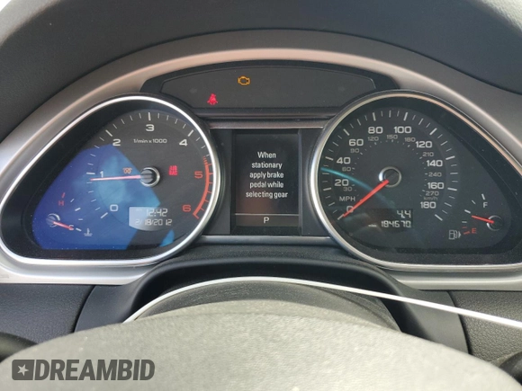 2013 Audi Q7 3.0L TDI Premium Plus with VIN WA1LMAFE7DD002766, listed as a Copart auction lot 52759235 with 184,670 mi miles and Clean Title. Bid and sale history available at carsss.com. Image 9.