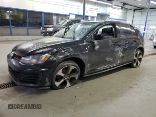 2016 Volkswagen Golf GTI S w/Performance Pkg with VIN 3VW447AU1GM028961, listed as a Copart auction lot 44568975 with 38,400 mi miles and Salvage Title. Bid and sale history available at carsss.com. Image 1.