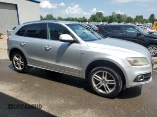 2013 Audi Q5 Premium Plus with VIN WA1DGAFPXDA054231, listed as a Copart auction lot 64730575 with 128,807 mi miles and Salvage title. Bid and sale history available at DreamBid. Image 4.