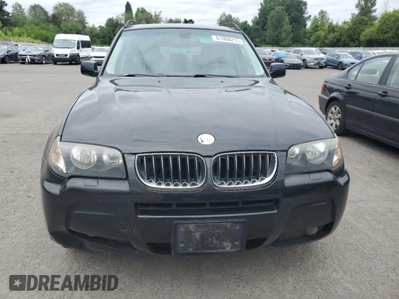 2006 BMW X3 3.0i with VIN WBXPA93466WG81226, listed as a Copart auction lot 61008215 with 184,590 mi miles and Clean title. Bid and sale history available at DreamBid. Image 5.