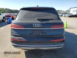 2021 Audi Q7 Premium Plus with VIN WA1LJAF74MD020930, listed as a Copart auction lot 57576505 with 43,557 mi miles and Salvage title. Bid and sale history available at DreamBid. Image 6.