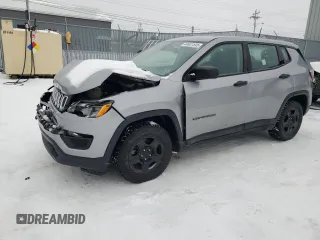 2018 Jeep Compass Sport with VIN 3C4NJCABXJT118016, listed as a Copart auction lot 44931595 with 149,146 mi miles and Clean Title. Bid and sale history available at carsss.com. Image 1.