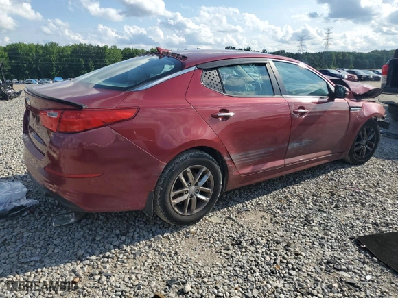 2014 Kia Optima LX with VIN 5XXGM4A75EG288769, listed as a Copart auction lot 78477734 with 0 mi miles and Salvage Title. Bid and sale history available at carsss.com. Image 3.