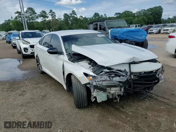 2021 Honda Accord Sport with VIN 1HGCV1F32MA099721, listed as a Copart auction lot 61086495 with 82,218 mi miles and Salvage title. Bid and sale history available at DreamBid. Image 13.