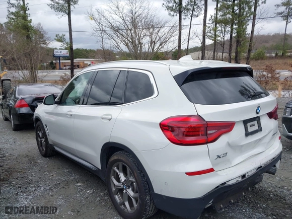 2020 BMW X3 sDrive30i with VIN 5UXTY3C07L9C28792, listed as a IAAI auction lot 41721503 with 58,340 mi miles. Bid and sale history available at carsss.com. Image 14.
