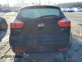 2015 Kia Rio LX with VIN KNADM5A36F6457636, listed as a Copart auction lot 45952515 with 141,007 mi miles and Salvage Title. Bid and sale history available at carsss.com. Image 6.