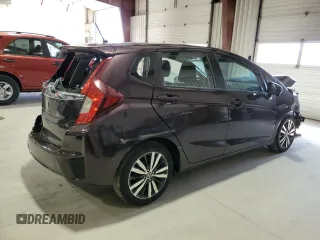 2015 Honda Fit EX-L with VIN 3HGGK5H8XFM752134, listed as a Copart auction lot 51317285 with 89,086 mi miles and Salvage Title. Bid and sale history available at carsss.com. Image 3.