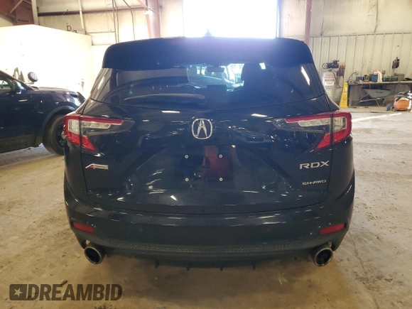 2022 Acura RDX w/A-Spec Package with VIN 5J8TC2H6XNL011958, listed as a Copart auction lot 85729184 with 41,419 mi miles and Salvage Title. Bid and sale history available at carsss.com. Image 6.