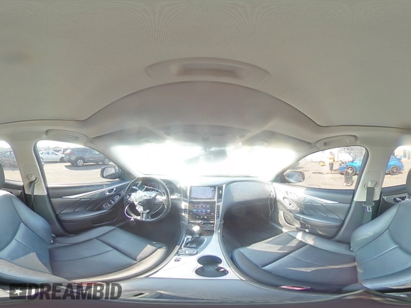 2015 Infiniti Q50 Premium with VIN JN1BV7AR6FM396021, listed as a Copart auction lot 63149485 with 71,862 mi miles and Salvage title. Bid and sale history available at DreamBid. Image 15.