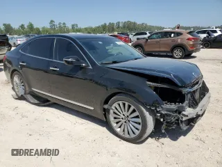 2015 Hyundai Equus Ultimate z VIN KMHGH4JH5FU096238, wystawiony jako Copart lot #52944345 z przebiegiem 101 090 mil mil oraz Szkody całkowita. Historia ofert i sprzedaży dostępna na DreamBid. Obrazek 4.