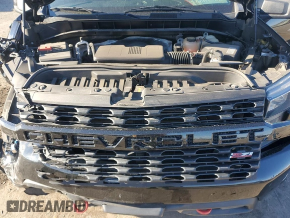 2020 Chevrolet Silverado 1500 Custom Trail Boss with VIN 1GCPYCEF5LZ104103, listed as a Copart auction lot 49333805 with 43,141 mi miles and Salvage Title. Bid and sale history available at DreamBid. Image 12.