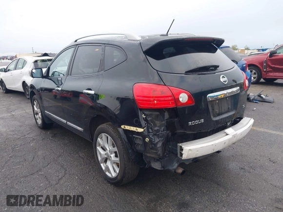 2012 Nissan Rogue S with VIN JN8AS5MT0CW275440, listed as a IAAI auction lot 41782565 with 172,574 mi miles. Bid and sale history available at carsss.com. Image 3.