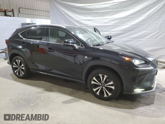 2021 Lexus NX 300 F Sport z VIN JTJSARDZ3M2262119, wystawiony jako Copart lot #57964505 z przebiegiem 48 370 mil mil oraz Szkoda całkowita • Salvage title. Historia ofert i sprzedaży dostępna na DreamBid. Obrazek 4.