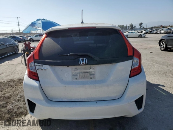 2015 Honda Fit LX with VIN 3HGGK5G55FM747740, listed as a Copart auction lot 61692725 with 61,923 mi miles and Salvage title. Bid and sale history available at DreamBid. Image 6.