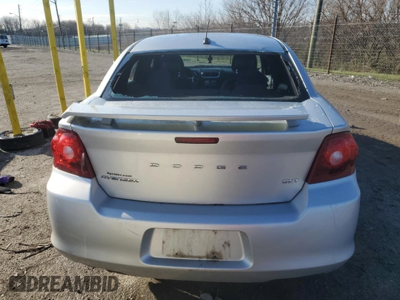 2012 Dodge Avenger SXT Plus with VIN 1C3CDZEG5CN246887, listed as a Copart auction lot 50635965 with 141,558 mi miles and Salvage Title. Bid and sale history available at carsss.com. Image 6.