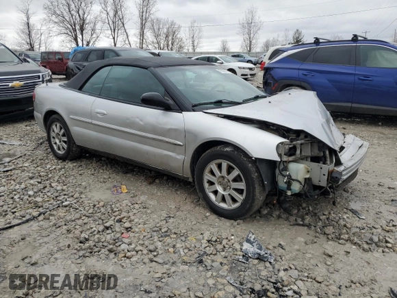 2004 Chrysler Sebring GTC z VIN 1C3EL75R54N391270, wystawiony jako Copart lot #47597475 z przebiegiem 172 810 mil mil oraz Czysty tytuł • Clean title. Historia ofert i sprzedaży dostępna na DreamBid. Obrazek 4.