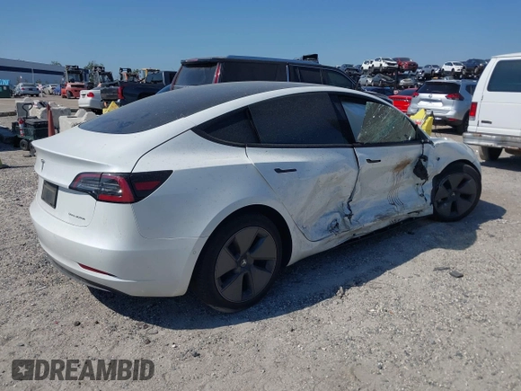 2022 Tesla Model 3 Long Range with VIN 5YJ3E1EB1NF116850, listed as a IAAI auction lot 42062677 with 48,744 mi miles and . Bid and sale history available at DreamBid. Image 4.
