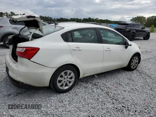 2016 Kia Rio LX with VIN KNADM4A36G6549955, listed as a Copart auction lot 72186724 with 181,453 mi miles and Salvage Title. Bid and sale history available at DreamBid. Image 3.