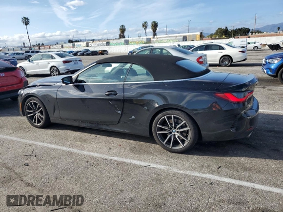 2023 BMW 4 Series 430i z VIN WBA23AT04PCL64980, wystawiony jako Copart lot #44556463 z przebiegiem 6 729 mil mil oraz . Historia ofert i sprzedaży dostępna na DreamBid. Obrazek 2.
