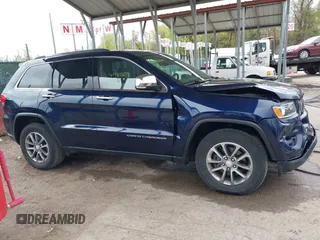 2014 Jeep Grand Cherokee Limited with VIN 1C4RJFBG4EC347208, listed as a IAAI auction lot 41982209 with 124,663 mi miles and . Bid and sale history available at DreamBid. Image 13.