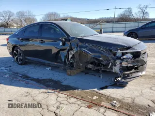 2019 Honda Accord Sedan Sport 1.5T with VIN 1HGCV1F39KA025659, listed as a Copart auction lot 88070025 with 82,708 mi miles and Salvage Title. Bid and sale history available at carsss.com. Image 4.