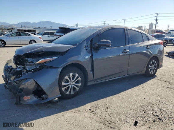 2020 Toyota Prius Prime LE with VIN JTDKARFP7L3139477, listed as a Copart auction lot 46514695 with 74,749 mi miles and Salvage Title. Bid and sale history available at carsss.com. Image 1.