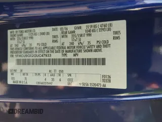 2016 Ford Escape SE z VIN 1FMCU9GX2GUC47933, wystawiony jako IAAI lot #42301520 z przebiegiem 115 751 mil mil oraz . Historia ofert i sprzedaży dostępna na DreamBid. Obrazek 9.