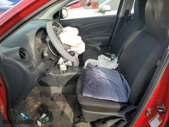 2014 Nissan Versa S Plus with VIN 3N1CN7AP5EL852585, listed as a Copart auction lot 85441484 with 184,074 mi miles and Salvage Title. Bid and sale history available at carsss.com. Image 7.