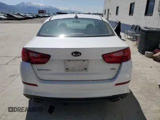 2015 Kia Optima LX with VIN KNAGM4A73F5664551, listed as a Copart auction lot 54159005 with 103,170 mi miles and Salvage Title. Bid and sale history available at carsss.com. Image 6.
