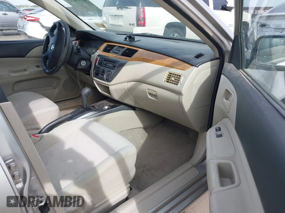 2006 Mitsubishi Lancer ES with VIN JA3AJ26EX6U067074, listed as a IAAI auction lot 41914213 with 98,074 mi miles and . Bid and sale history available at DreamBid. Image 5.