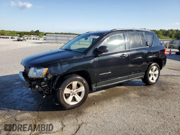 2013 Jeep Compass Sport with VIN 1C4NJDBB1DD280177, listed as a Copart auction lot 52235335 with 141,005 mi miles and Salvage Title. Bid and sale history available at carsss.com. Image 1.