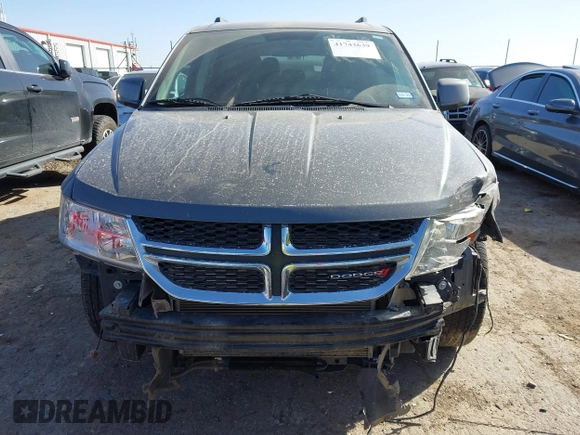 2013 Dodge Journey SXT with VIN 3C4PDCBG0DT502787, listed as a IAAI auction lot 41743639 with 54,823 mi miles. Bid and sale history available at carsss.com. Image 13.