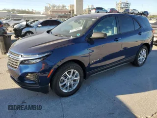 2023 Chevrolet Equinox LS with VIN 3GNAXHEG1PL121709, listed as a Copart auction lot 77179354 with 36,806 mi miles and Clean title. Bid and sale history available at DreamBid. Image 1.
