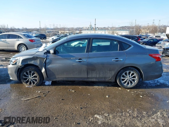 2019 Nissan Sentra SV with VIN 3N1AB7AP1KY430196, listed as a IAAI auction lot 41398490 with 77,818 mi miles and . Bid and sale history available at DreamBid. Image 13.