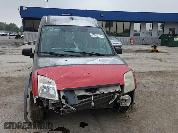 2011 Ford Transit Connect XLT with VIN NM0LS7DN9BT069791, listed as a Copart auction lot 59962725 with 228,380 mi miles and Salvage title. Bid and sale history available at DreamBid. Image 14.