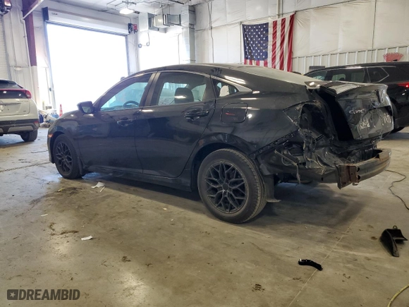 2018 Honda Civic Sedan LX with VIN 19XFC2F54JE042549, listed as a Copart auction lot 88108125 with 80,606 mi miles and Non Repairable. Bid and sale history available at carsss.com. Image 2.