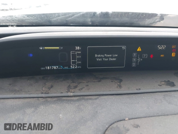 2018 Toyota Prius Two with VIN JTDKBRFU8J3059458, listed as a IAAI auction lot 41955459 with 181,787 mi miles and . Bid and sale history available at carsss.com. Image 7.
