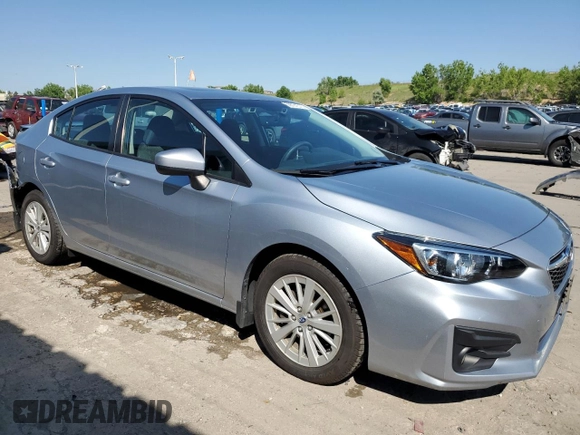 2017 Subaru Impreza Premium with VIN 4S3GKAD64H3607316, listed as a Copart auction lot 59721515 with 96,582 mi miles and Salvage title. Bid and sale history available at DreamBid. Image 4.