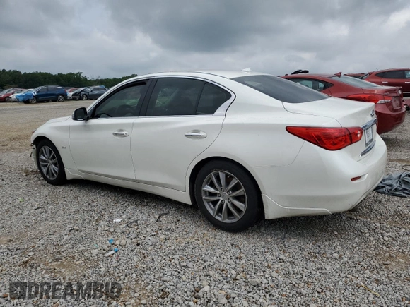 2017 Infiniti Q50 Premium with VIN JN1EV7AP3HM732884, listed as a Copart auction lot 60314675 with 75,597 mi miles and Salvage title. Bid and sale history available at DreamBid. Image 2.