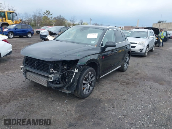 2021 Audi Q5 Premium Plus with VIN WA1BAAFYXM2117064, listed as a IAAI auction lot 42025878 with 75,766 mi miles and . Bid and sale history available at DreamBid. Image 17.