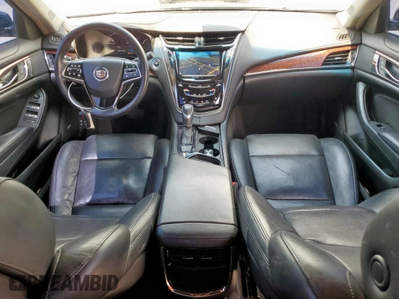 2014 Cadillac CTS Luxury RWD with VIN 1G6AR5SX3E0125747, listed as a Copart auction lot 53171085 with 136,395 mi miles and Salvage Title. Bid and sale history available at carsss.com. Image 8.